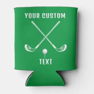 Personalized Golf Pun Can Cooler