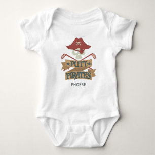 Personalized Golf Putt Pirates Golfing Sports Baby Bodysuit