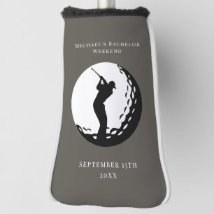 Personalized Golf Putter Cover   Bachelor Weekend