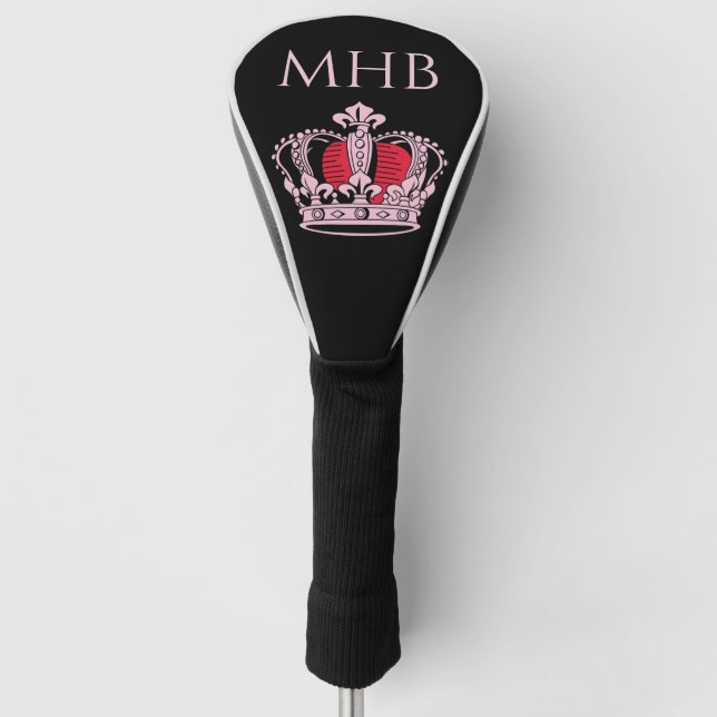 Personalized Golf Queen  Golf Head Cover (Front)
