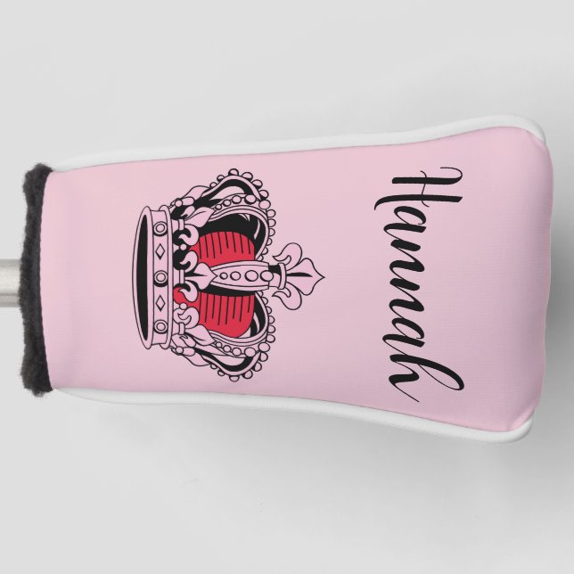 Personalized Golf Queen  Head Cover (Front)