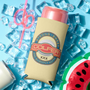 Personalized Golf Seltzer Can Cooler