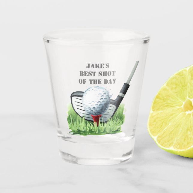 Personalized Golf Shot Glass (Front)