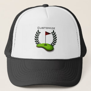 Personalized Golf Theme Trucker Hat