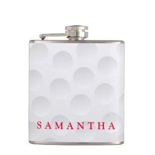 Personalized Golf Themed Hip Flask