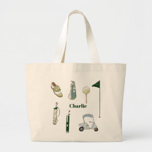personalized golf tote bag