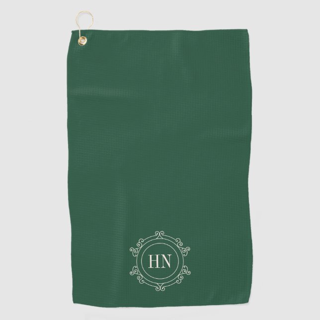 Personalized Golf Towel with Initials (Front)