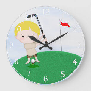 Personalized Golf Wall Clock