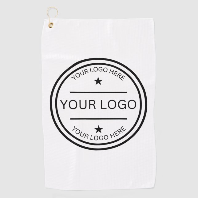 Personalized Golf Your Logo Here Towel (Front)