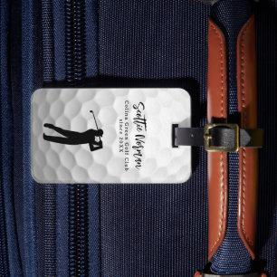 Personalized Golfer Name Golf-Ball  Luggage Tag