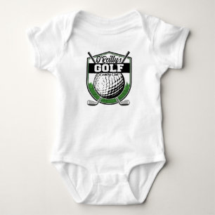 Personalized Golfer Player Pro Golf Country Club Baby Bodysuit