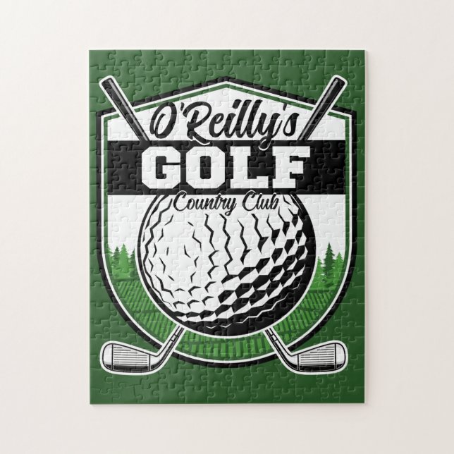Personalized Golfer Player Pro Golf Country Club  Jigsaw Puzzle (Vertical)