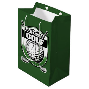 Personalized Golfer Player Pro Golf Country Club Medium Gift Bag