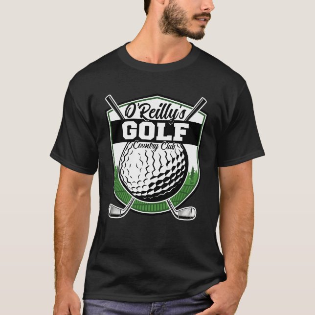 Personalized Golfer Player Pro Golf Country Club  T-Shirt (Front)