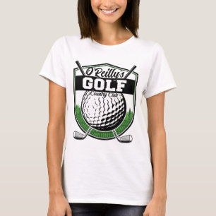 Personalized Golfer Player Pro Golf Country Club  T-Shirt