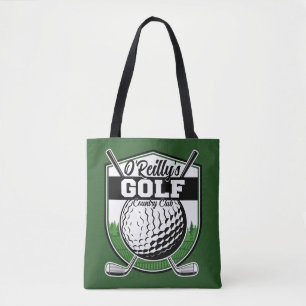 Personalized Golfer Player Pro Golf Country Club  Tote Bag
