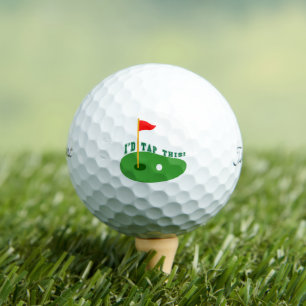 Personalized Golfer Pun I'D Tap This Titleist Pro Golf Balls