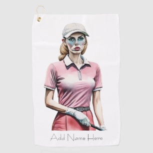 Personalized Golfer's Golf Towel