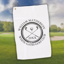Personalized Golfer's Name Club Name And Date