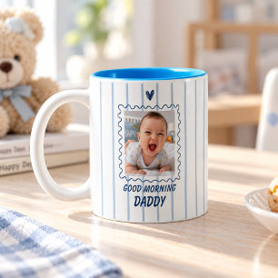 Personalized Good Morning Daddy Photo Mug from Bab