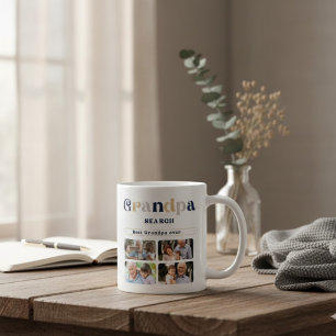 Personalized Google Search Best Grandpa Ever Coffee Mug