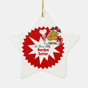 Personalized Gordon Setter Keepsake Ornament