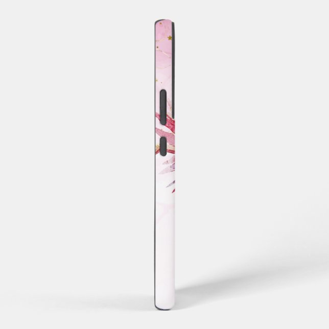 Personalized Gorgeious Watercolour Flower Print  Samsung Galaxy S22+ Case (Right Side)