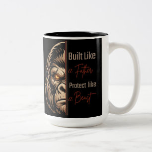 Personalized Gorilla Dad Mug Custom Name Gift