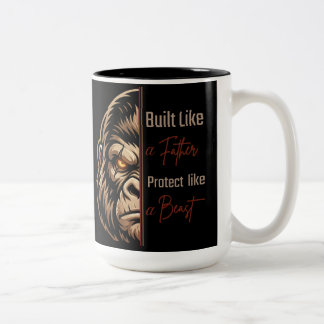 Personalized Gorilla Dad Mug Custom Name Gift