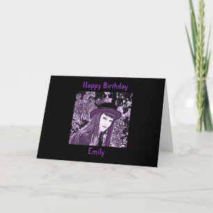 Personalized Gothic Birthday Card