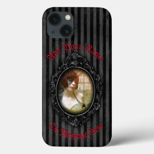 Personalized Gothic Frame With Spider iPhone Case