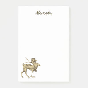 Personalized Gothic Griffin Renaissance Dragon Post-it Notes