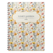 Personalized Gouache Meadow Flowers Pattern