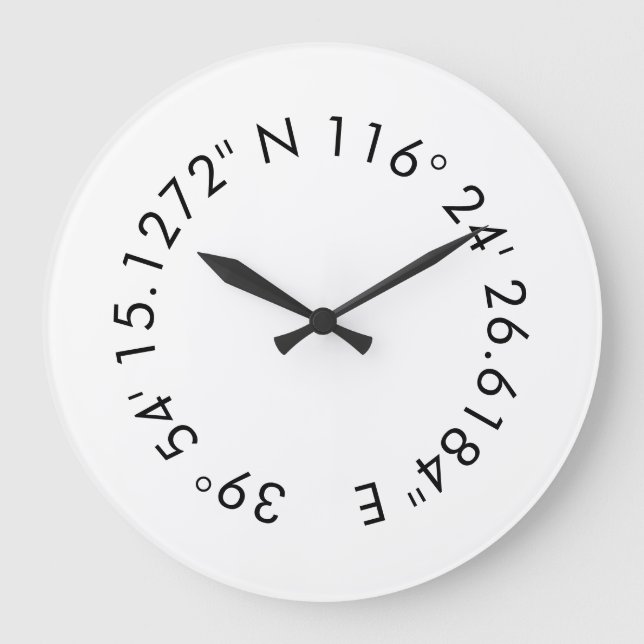 Personalized GPS clock (Front)