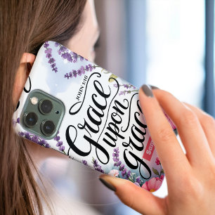 Personalized Grace Upon Grace Christian Women iPhone 16 Pro Max Case