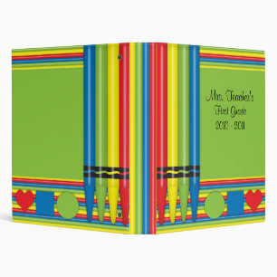 Personalized Grade School Teacher Binder