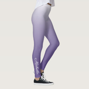 Personalized gradient ombre Ultra Violet Leggings
