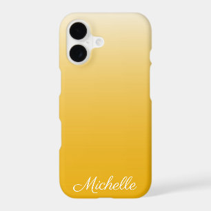 Personalized gradient ombre yellow