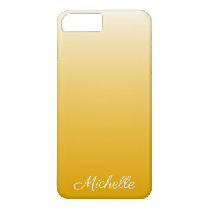 Personalized gradient ombre yellow Case-Mate iPhone case