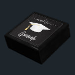 Personalized Graduate Gift Box<br><div class="desc">Graduate Gift Box ready for you to personalize. ✔NOTE: ONLY CHANGE THE TEMPLATE AREAS NEEDED! 😀 If needed, you can remove the text and start fresh adding whatever text and font you like. 📌If you need further customization, please click the "Click to Customize further" or "Customize or Edit Design" button...</div>