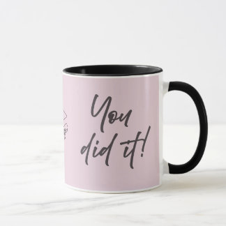 Personalized Graduate Mug – Elegant Script Style