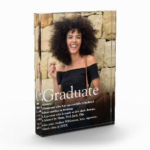 Personalized Graduate Photo Definition Quote