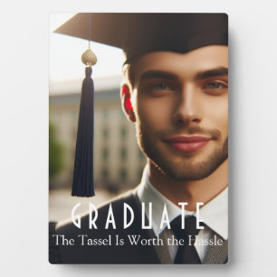 Personalized Graduate Photo Glass Graduation Gift Plaque
