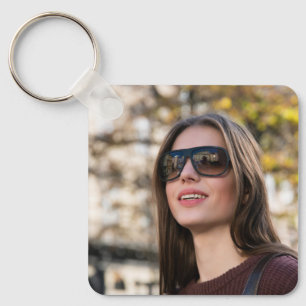 Personalized Graduate Photo Keychain