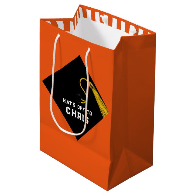 Personalized Graduation 2022 Medium Gift Bag (Front Angled)