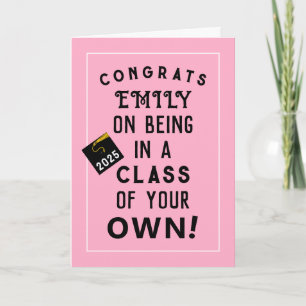 Personalized Graduation 2025 Card