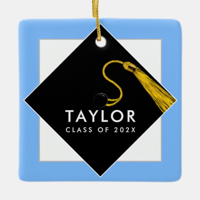 Personalized Graduation 2025 Gift Ceramic Ornament (Front)