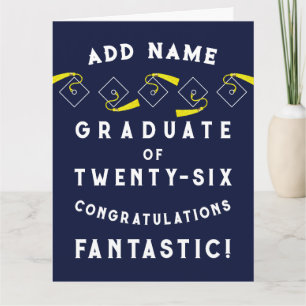 Personalized Graduation 2026 Card