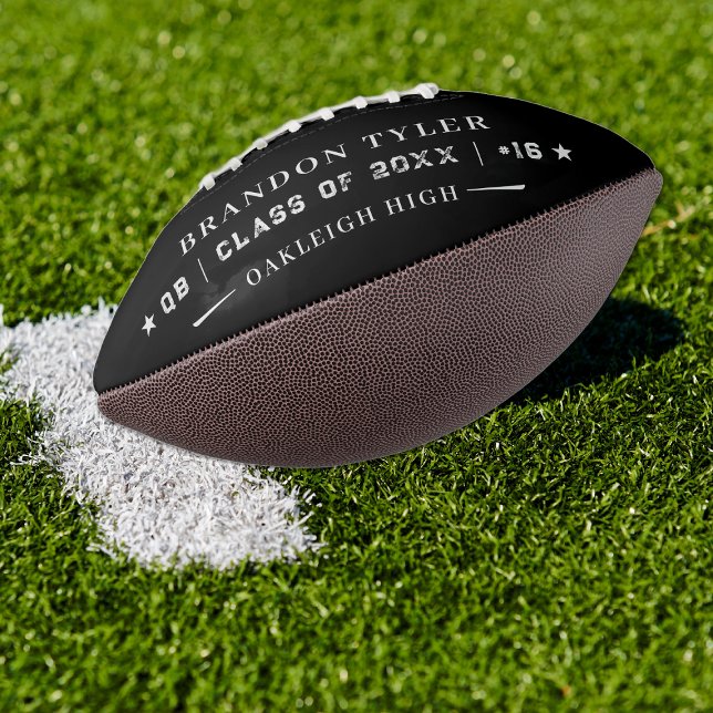 Personalized Graduation Athlete Keepsake Football (Creator Uploaded)