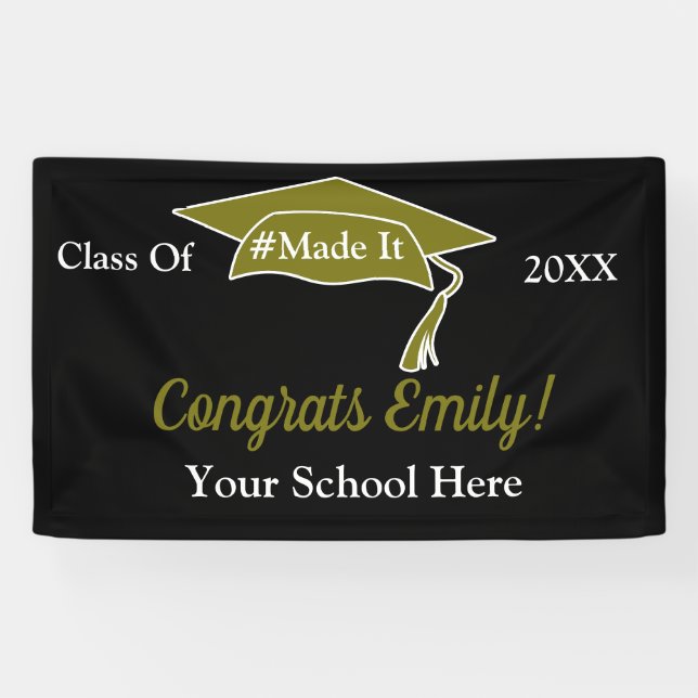 Personalized Graduation Banner (Horizontal)